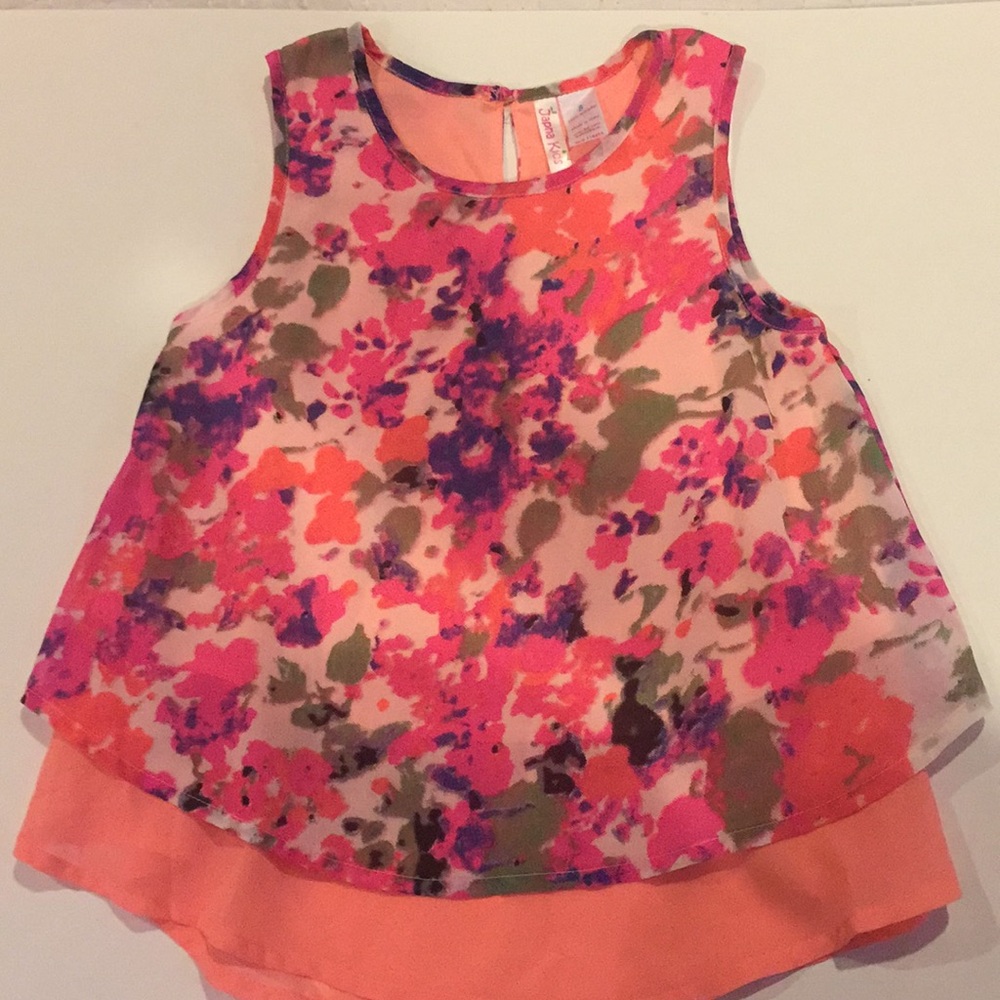 Girls Floral Blouse